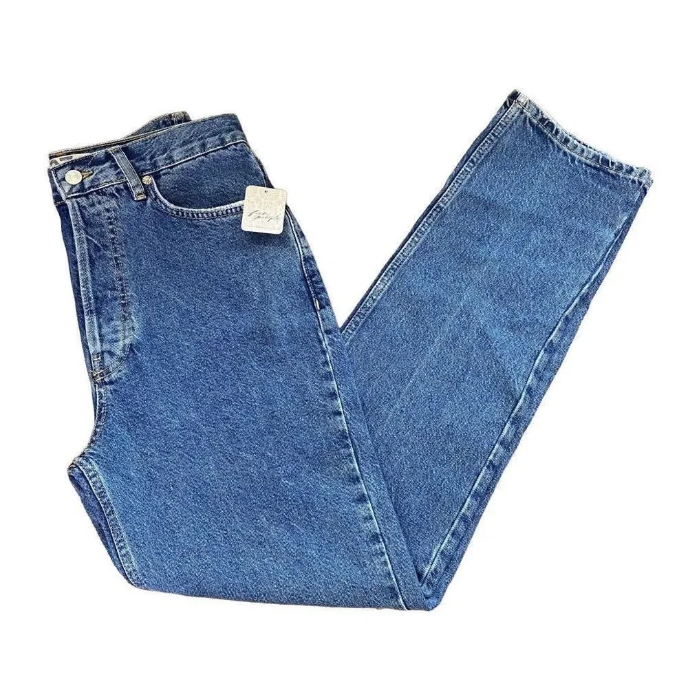Free people we the free The lasso straight leg high rise distressed jeans new